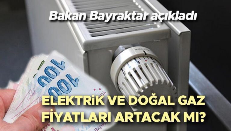 2024 yılında elektriğe ve doğalgaza zam gelecek mi? Doğalgaz ve elektrik fiyatları artacak mı? Artışlar olacak mı? Bakan Bayraktar yanıt verdi!