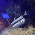 Araba Mersin’de devrildi: 1 Dead