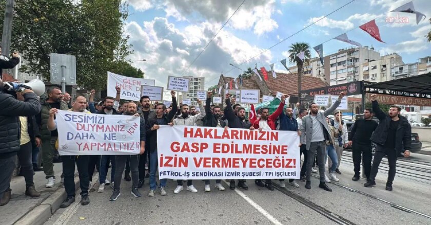 İzmir’de ICC işçilerinin valiliğe yürüyüşüne izin verilmedi… “Haklarımızın gasp edilmesine izin vermeyeceğiz” – Son Dakika Türkiye Haberleri